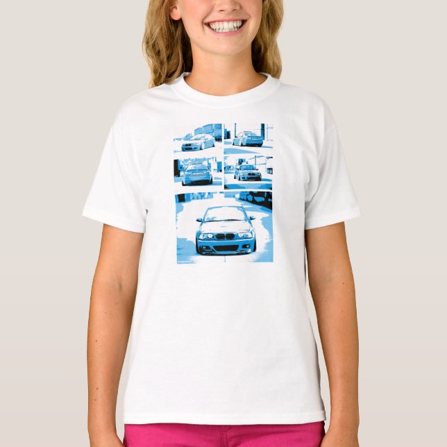 Tecknader E46 T-shirt (Framsida)