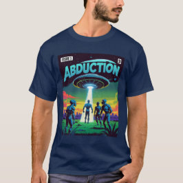 Tecknader för bortförande: en Retro Sci-Fi Äventyr T Shirt