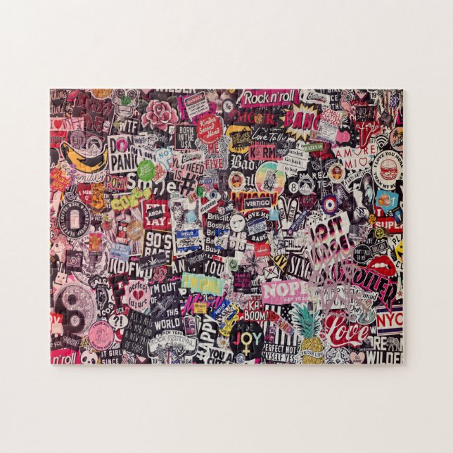 tecknader för coola pussel (Horisontell)