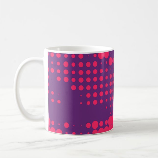 tecknader för Kreativet abstrakt popup stil bla Kaffemugg (Vänster)