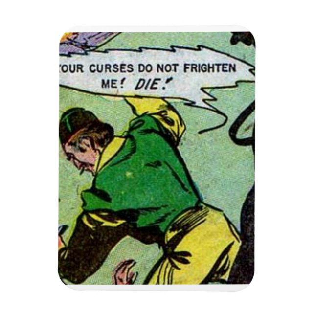 Tecknader för skräckvintage magnet (Vertikal)