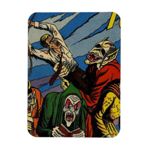 tecknader för vintage av skräck   tecknader vid gu magnet