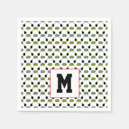 Tecknader Funny superhjälte Boom Bomb Smart INITIA Pappersservett