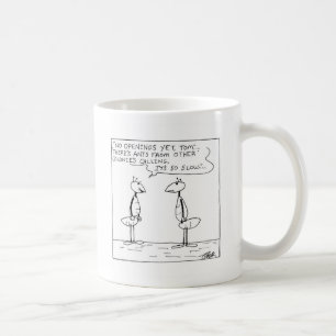 tecknader kaffemugg