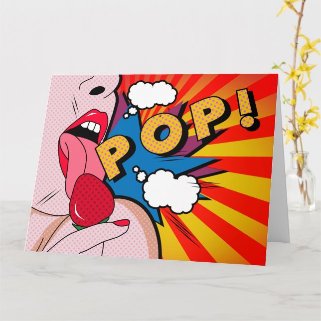 Tecknader Kort (Gul blomma)