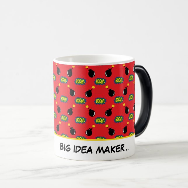 Tecknader...  Superhjälte BIG IDEA MAKER... Boom!  Magisk Mugg (Framsida höger)
