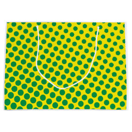 Tecknader Superhjälten Dots Grönt Gult Färgfull Ro