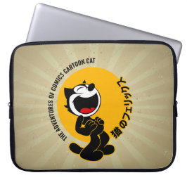 Tecknader Tecknad Katt | 15 tum Laptop Fodral