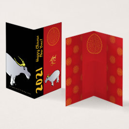 Tecknader Traditional Chinese Ox Year 2021 pack FC Kort