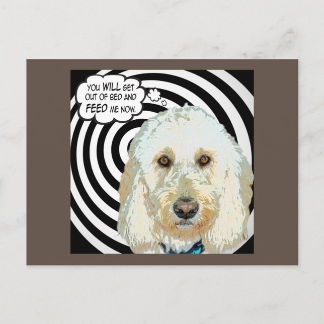 Tecknader vid flera dagar Matar vykort för mig (Framsida)