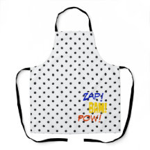 Tecknader Zap! Bam! Pow! Lusnyfärgad superhjälte