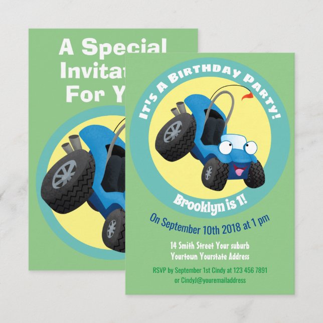 TECKNADERNA  i FORDON Inbjudningar (Fram/baksida)