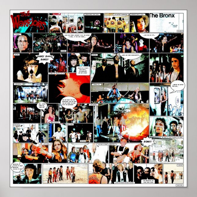 Tecknaderna Warriors Movie Poster (Framsidan)