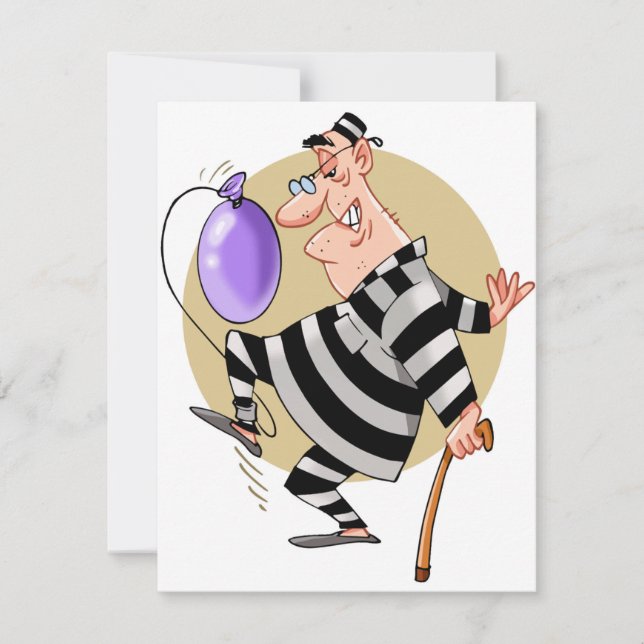 Tecknadfånginbjudningar Inbjudningar (Framsida)