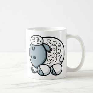 Tecknadfår Kaffemugg