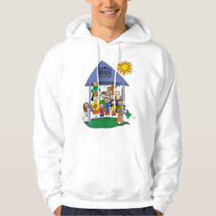 Tecknadfärglogotyp - Hoodie