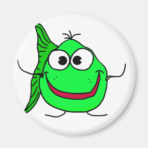 Tecknadfisk Magnet