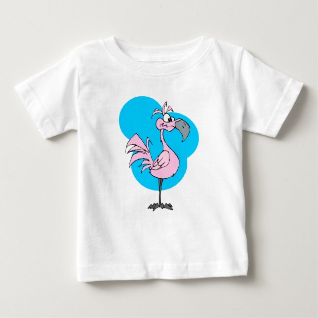 TecknadFlamingo T-shirt (Framsida)