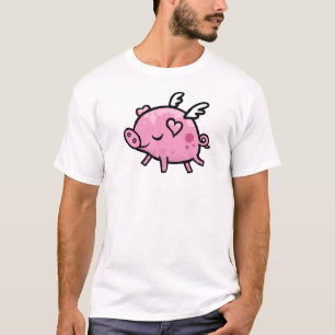 Tecknadflyggris Tee Shirt