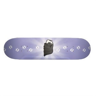 Tecknadförsökskanin (långt hår) old school skateboard bräda 18 cm