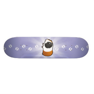 Tecknadförsökskanin (släta hår), old school skateboard bräda 21,6 cm