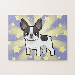 Tecknadfranskbulldogg Pussel