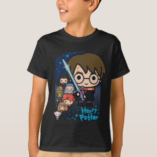 TecknadHarry Potter kammare av grafiska T Shirt
