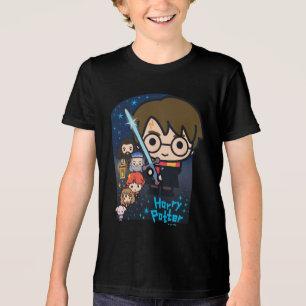TecknadHarry Potter kammare av grafiska T Shirt