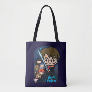 TecknadHarry Potter kammare av grafiska Tygkasse
