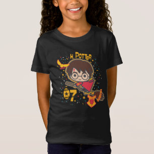 TecknadHarry Potter Quidditch sökare Tee Shirt