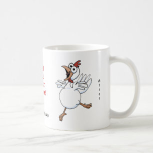 Tecknadhöna, "mig känselförnimmelsefågel utan kaffemugg