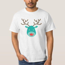 TecknadillustrationRudolf ren Tee