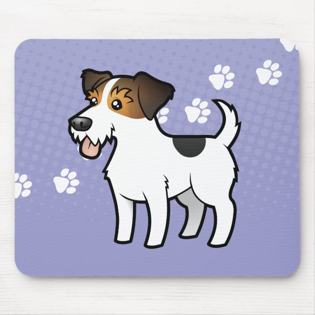 TecknadjackRussell Terrier Musmatta (Framsidan)