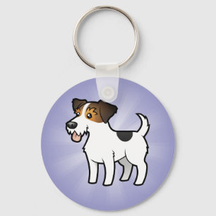 TecknadjackRussell Terrier Nyckelring