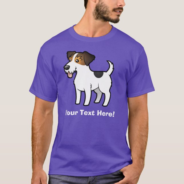 TecknadjackRussell Terrier T-shirt (Framsida)