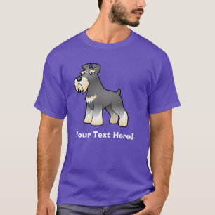 Tecknadjätte/standard/miniatyrSchnauzer T-shirt