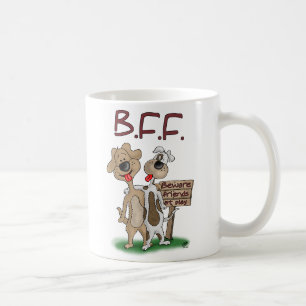 Tecknadkaffe koppar: Bästa vänför evigt Kaffemugg