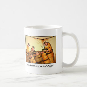 Tecknadkaffemugg, Mendels ärtor Kaffemugg