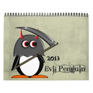 TecknadKALENDERN 2013 för ONDSKA PENGUIN™ Kalender