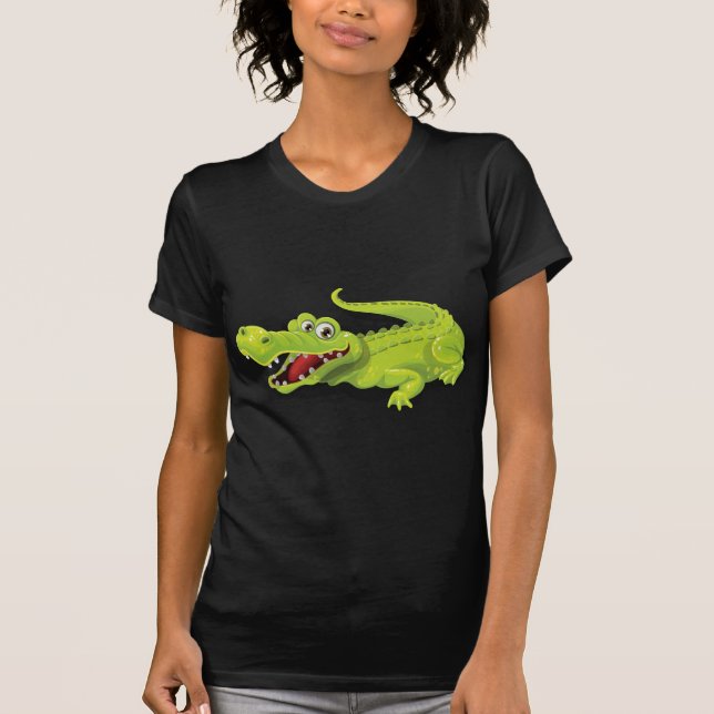 Tecknadkrokodil Tee (Framsida)