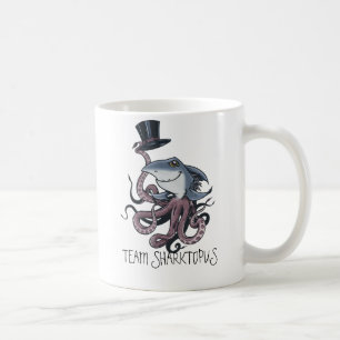TecknadlagSharktopus mugg