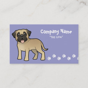 TecknadMastiff/Bullmastiff Visitkort