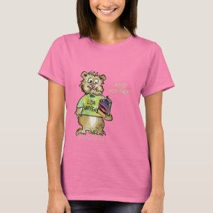 Tecknadmat för den tankeAbrahamster T skjortan T-shirt