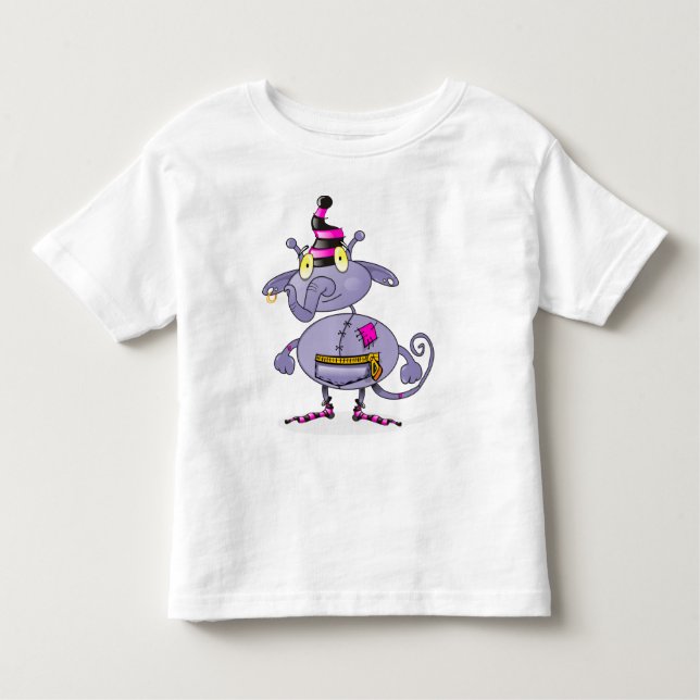 Tecknadmonster - lappar! tee shirt (Framsida)