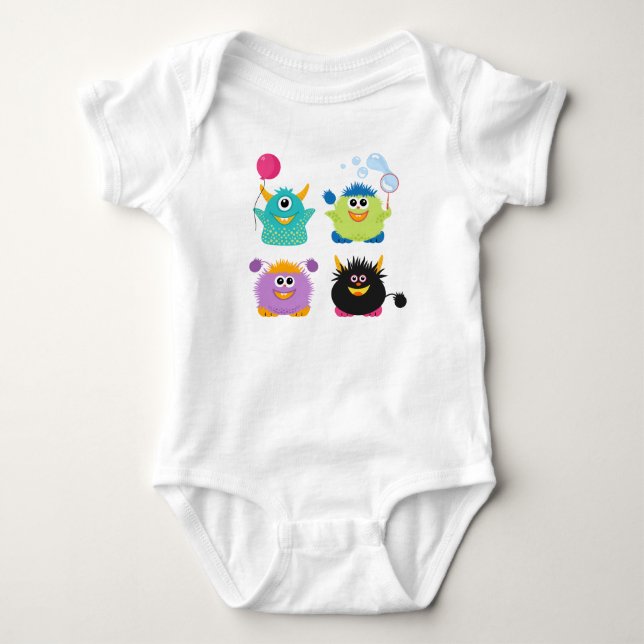 Tecknadmonster T-shirt (Framsida)