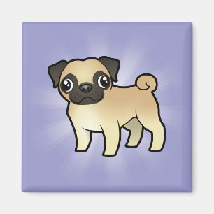 Tecknadmops Magnet
