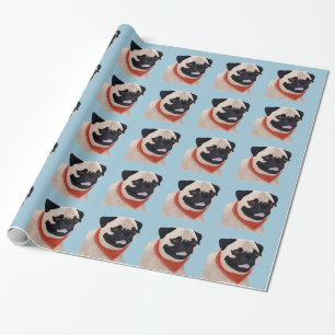 Tecknadmops Presentpapper