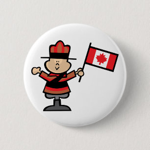 TecknadMountie Knapp