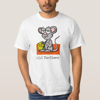 Tecknadmusen "klippte jag osten ", tee shirt