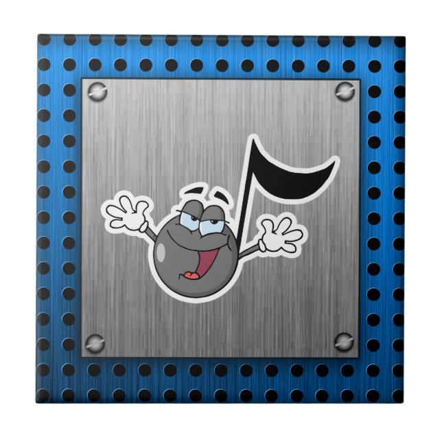 Tecknadmusik noterar kakelplatta (Framsidan)